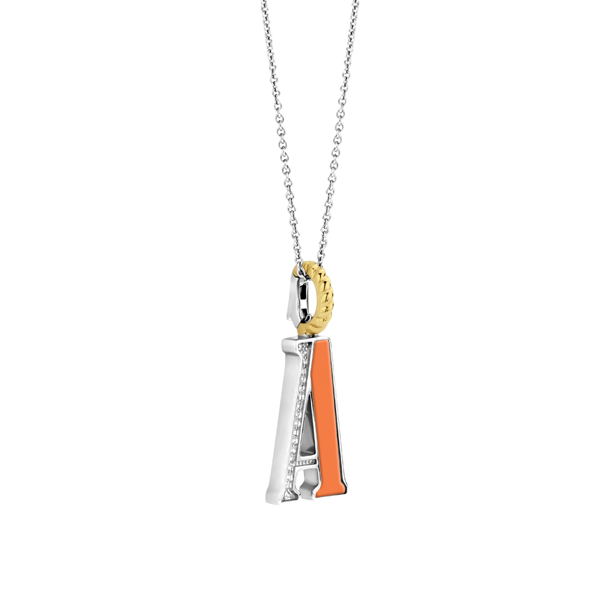 Ti Sento Milano Pendentif lettre A Lettres et chiffres 6840OR_A