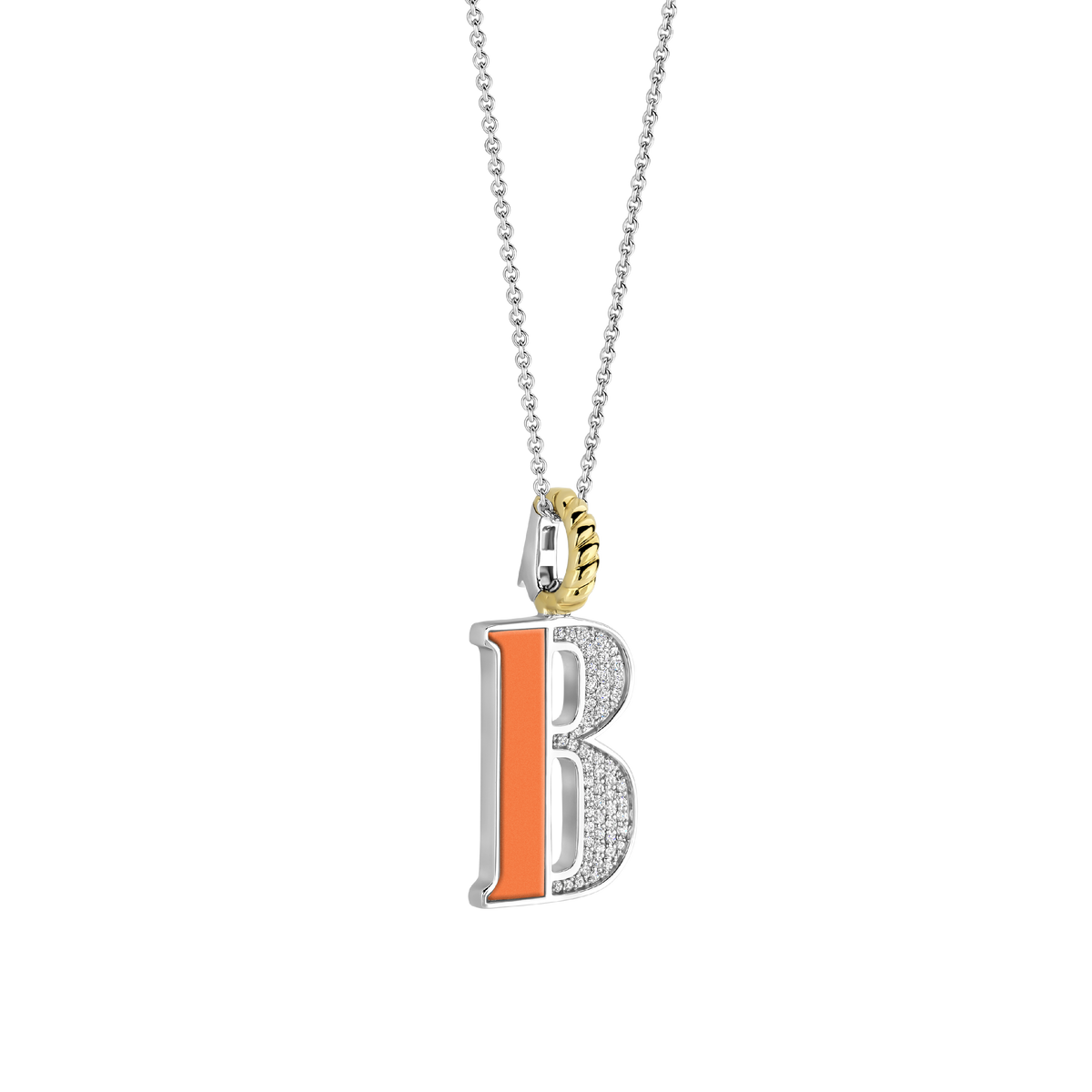 Ti Sento Milano Pendentif lettre B Lettres et chiffres 6840OR_B