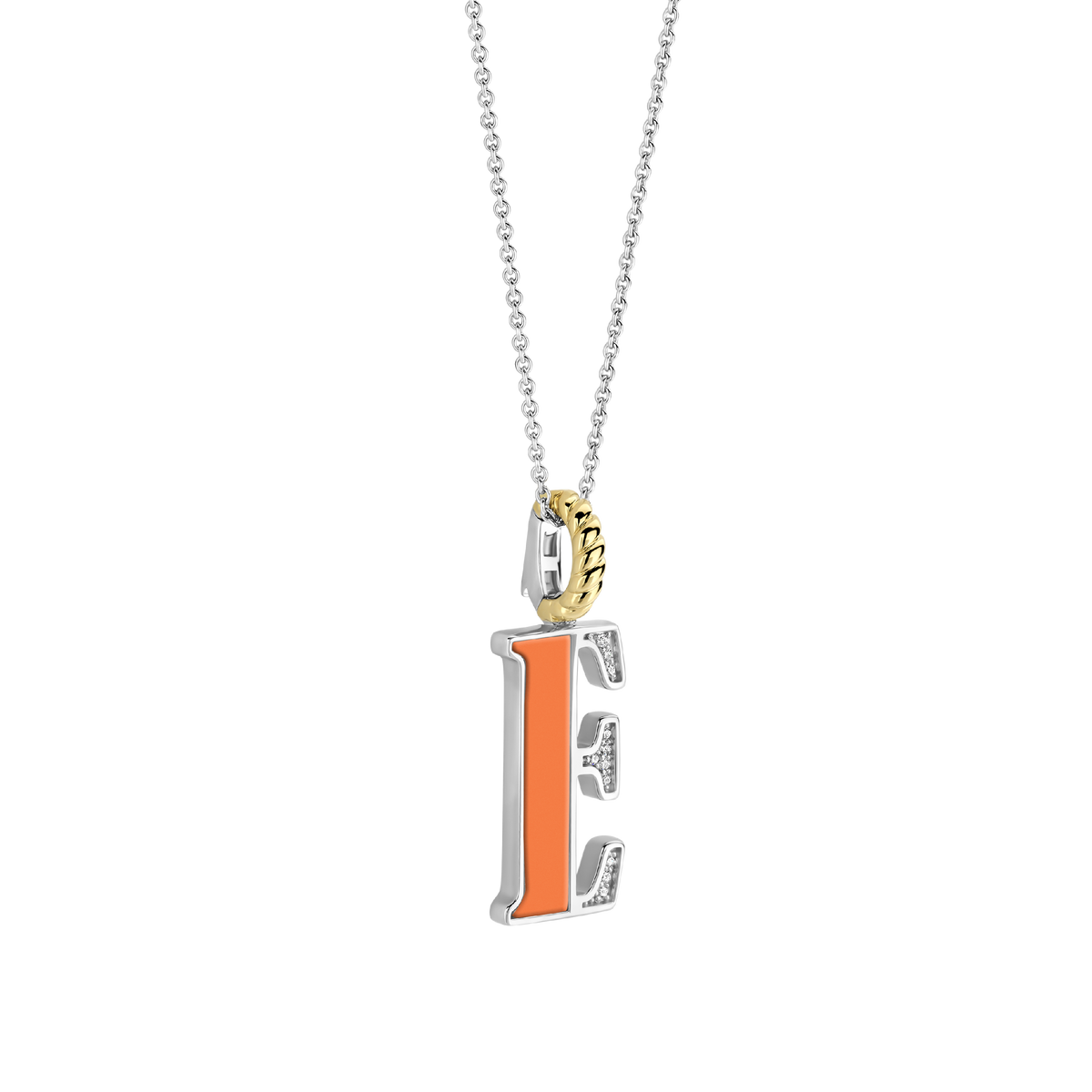 Ti Sento Milano Pendentif lettre E Lettres et chiffres 6840OR_E