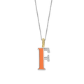Ti Sento Milano Pendentif lettre F Lettres et chiffres 6840OR_F