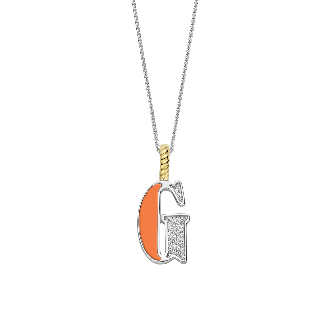 Ti Sento Milano Pendentif lettre G Lettres et chiffres 6840OR_G