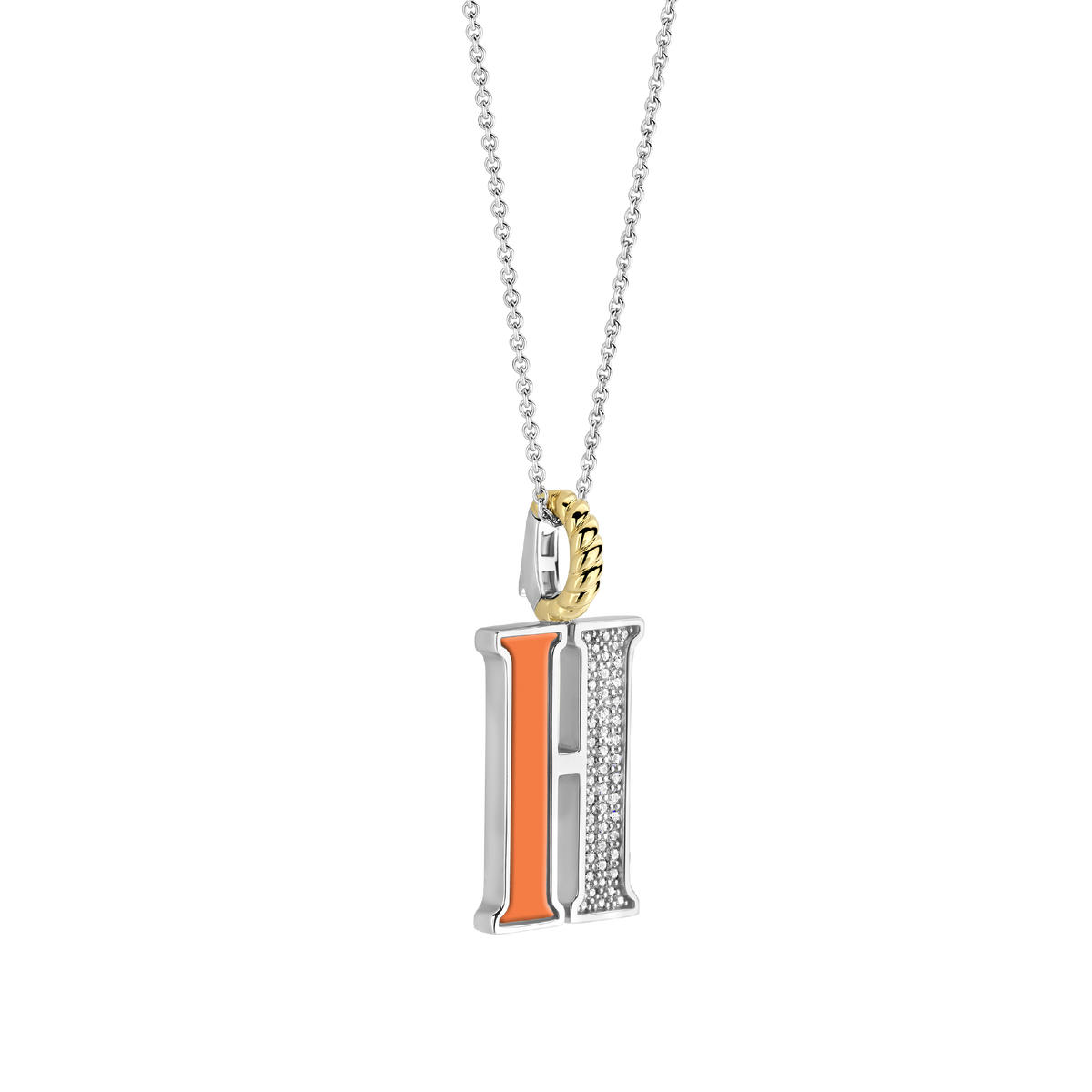 Ti Sento Milano Pendentif lettre H Lettres et chiffres 6840OR_H