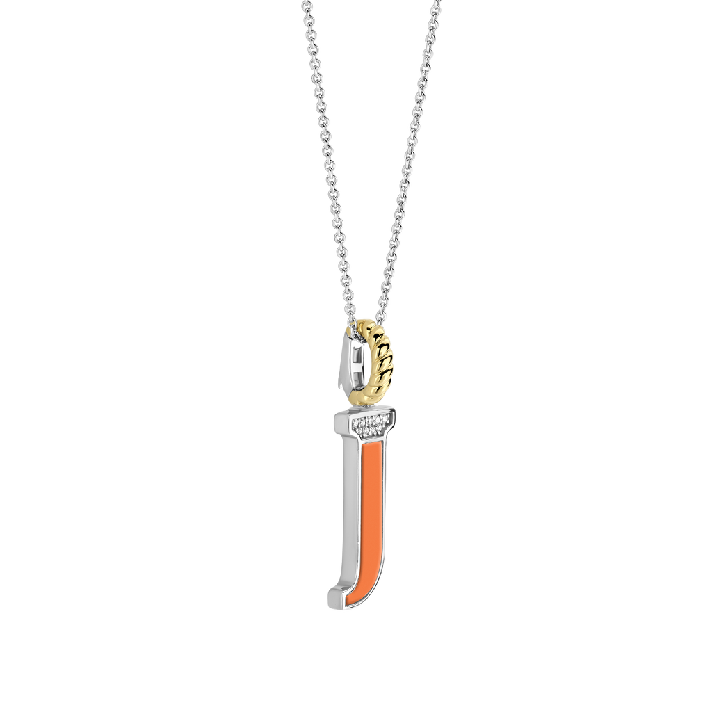 Ti Sento Milano Pendentif lettre J Lettres et chiffres 6840OR_J