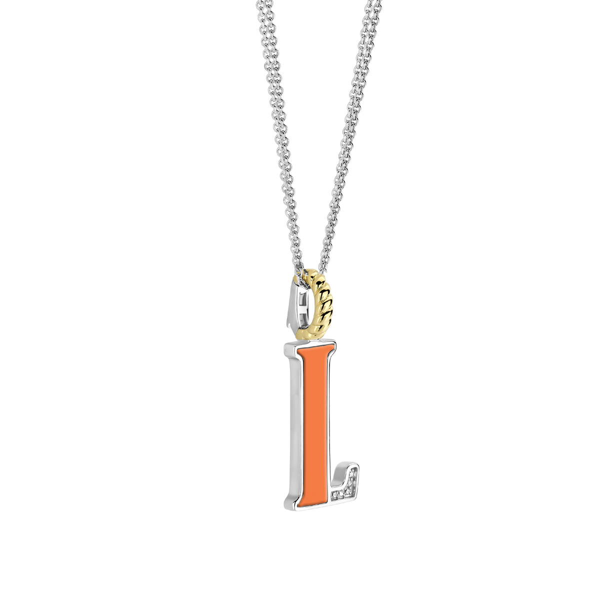 Ti Sento Milano Pendentif lettre L Lettres et chiffres 6840OR_L