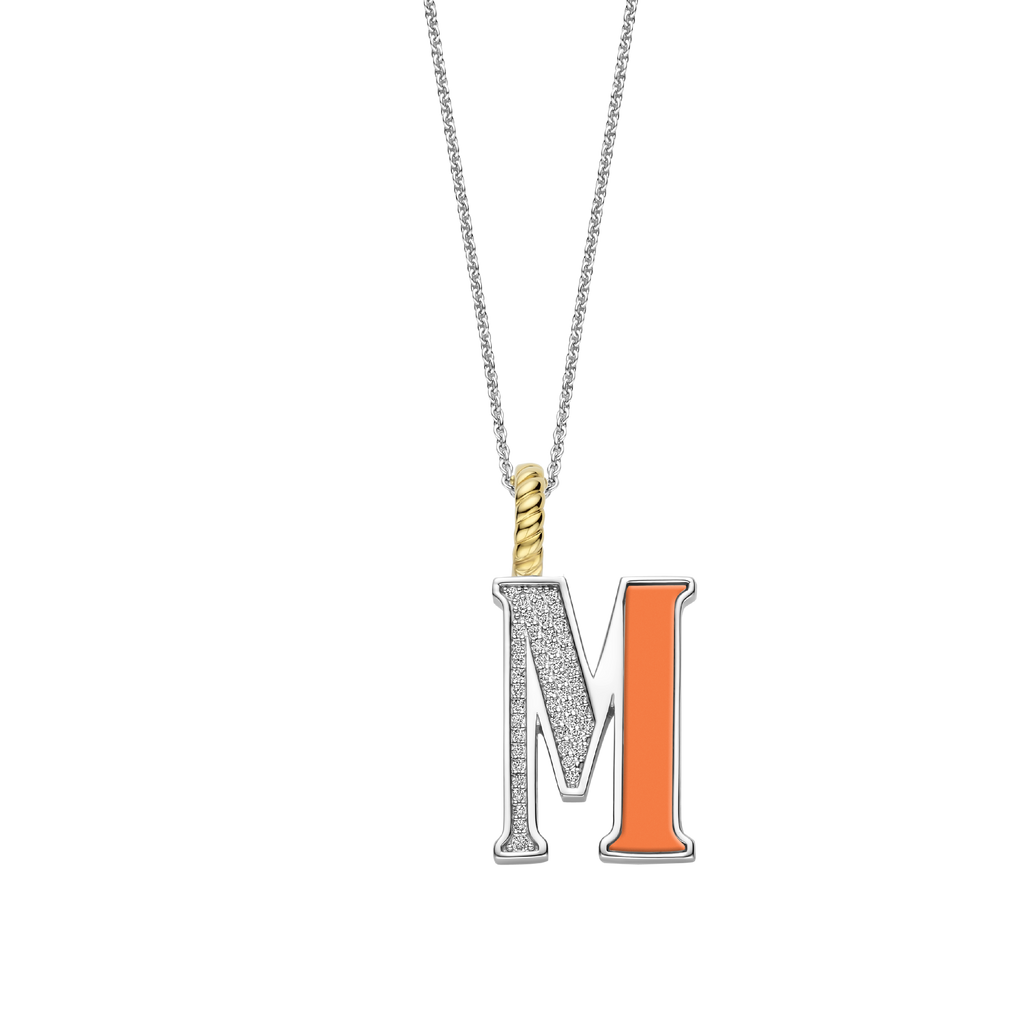 Ti Sento Milano Pendentif lettre M Lettres et chiffres 6840OR_M