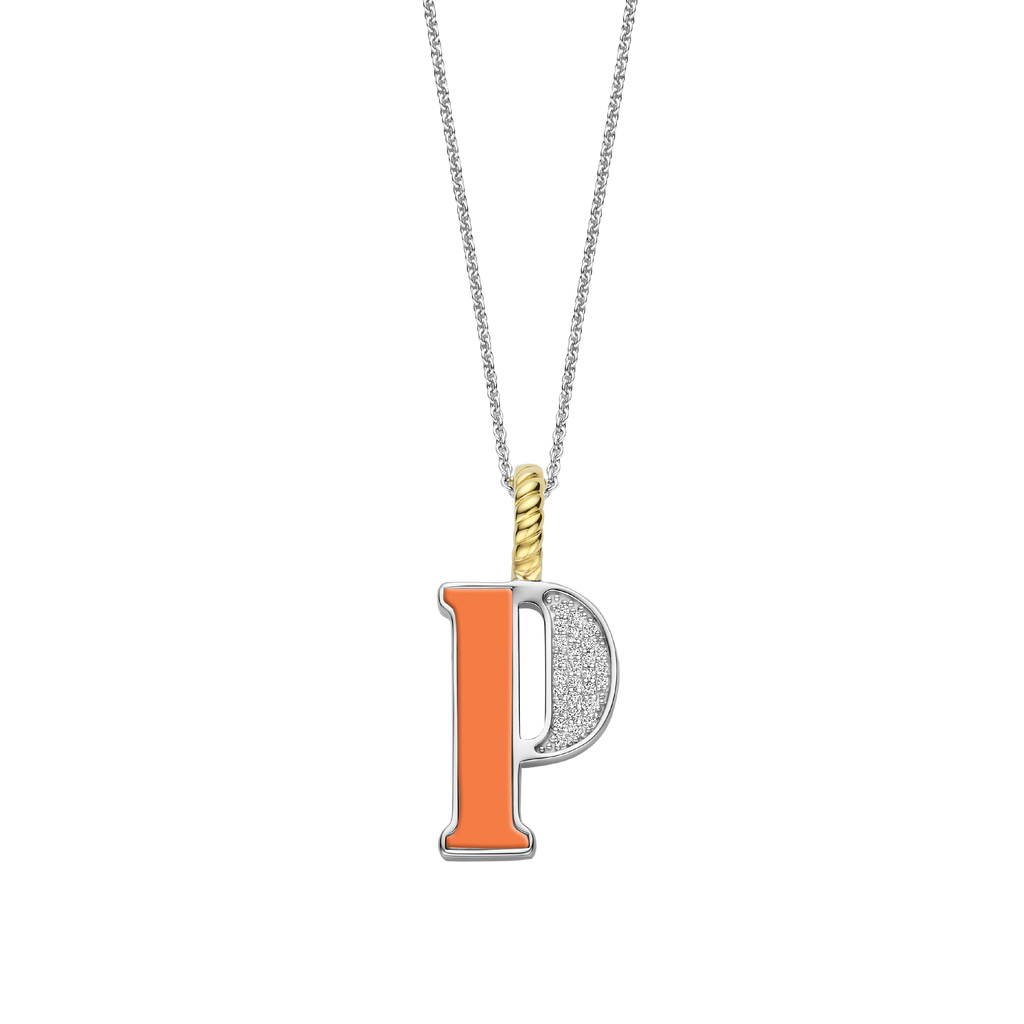 Ti Sento Milano Pendentif lettre P Lettres et chiffres 6840OR_P
