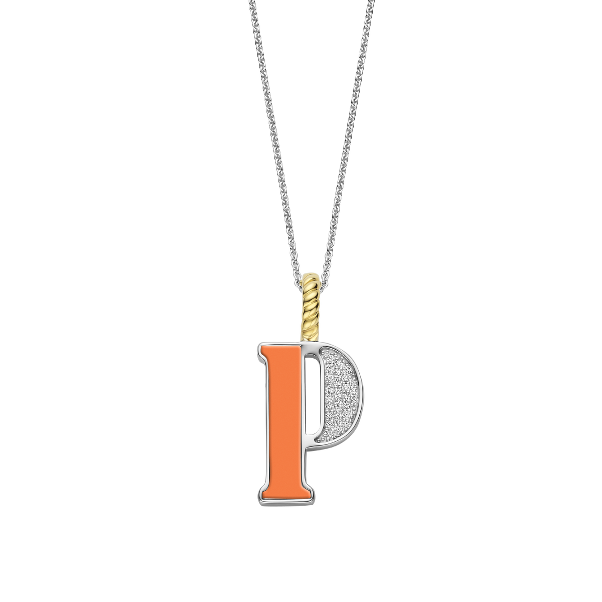 Ti Sento Milano Pendentif lettre P Lettres et chiffres 6840OR_P