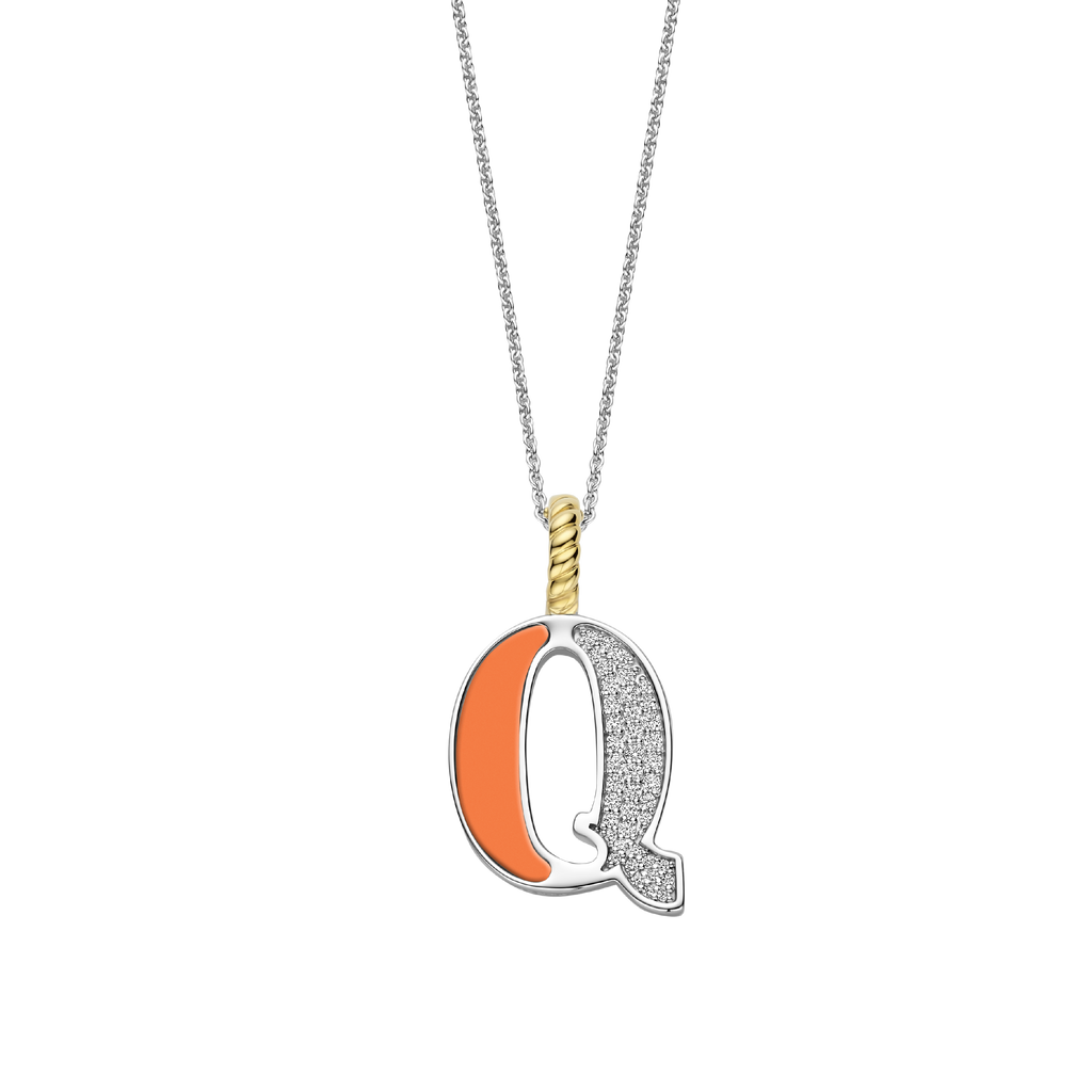 Ti Sento Milano Pendentif lettre Q Lettres et chiffres 6840OR_Q