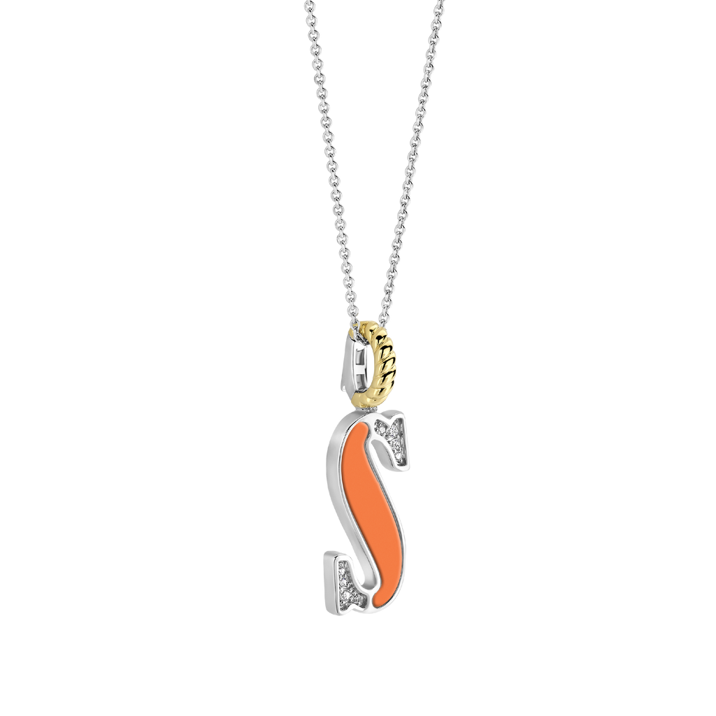 Ti Sento Milano Pendentif lettre S Lettres et chiffres 6840OR_S