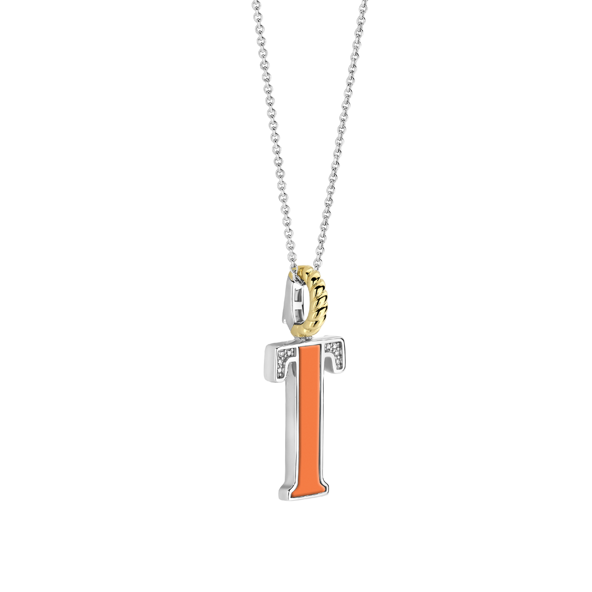 Ti Sento Milano Pendentif lettre T Lettres et chiffres 6840OR_T
