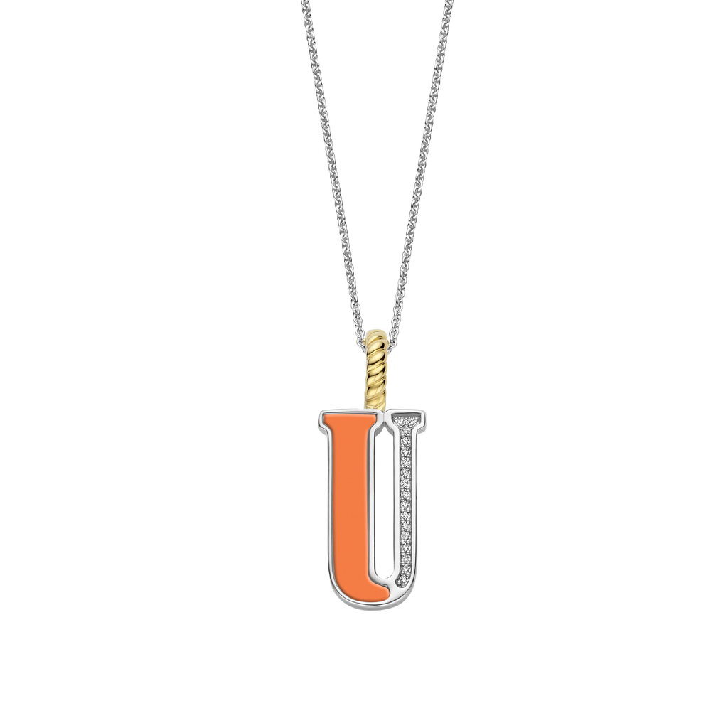 Ti Sento Milano Pendentif lettre U Lettres et chiffres 6840OR_U