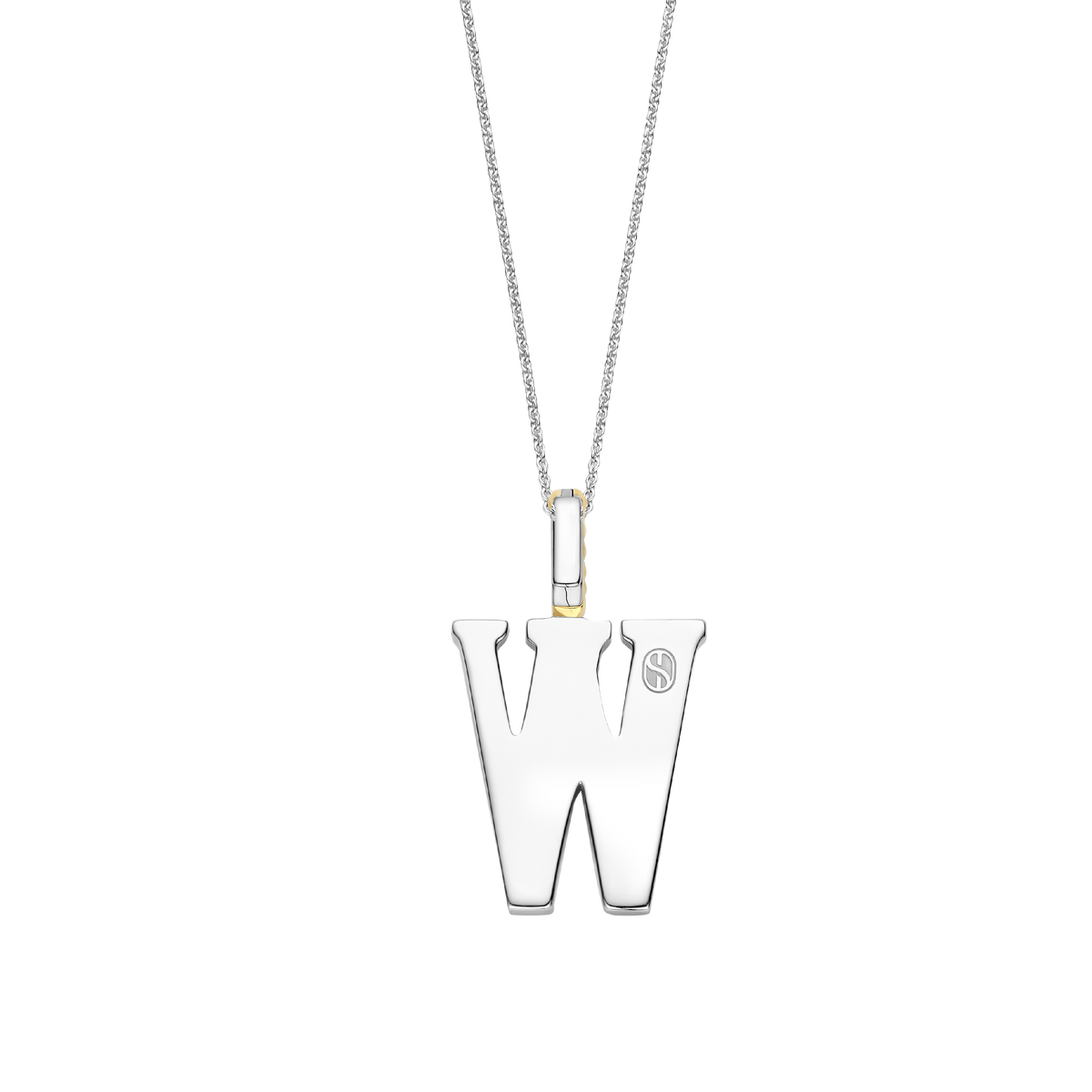 Ti Sento Milano Pendentif lettre W Lettres et chiffres 6840OR_W