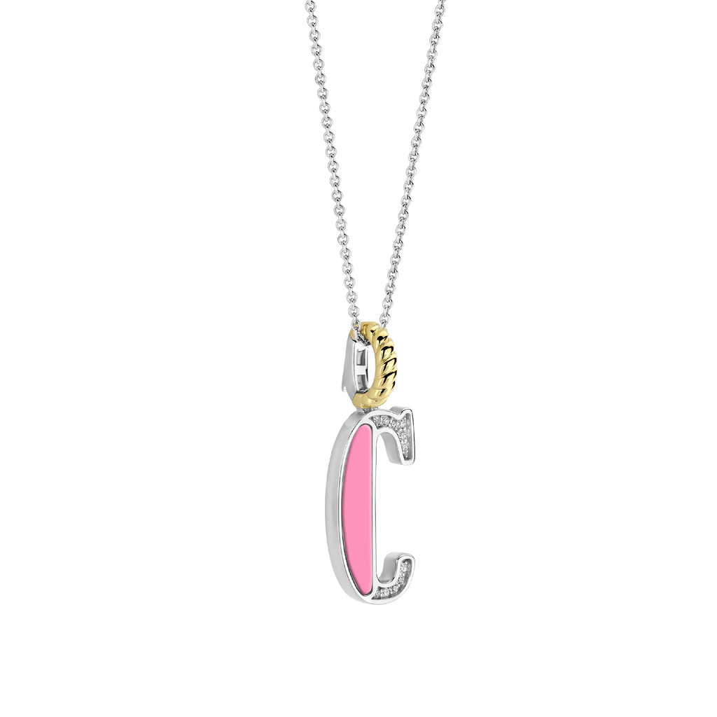 Ti Sento Milano Pendentif lettre C Lettres et chiffres 6840PI_C
