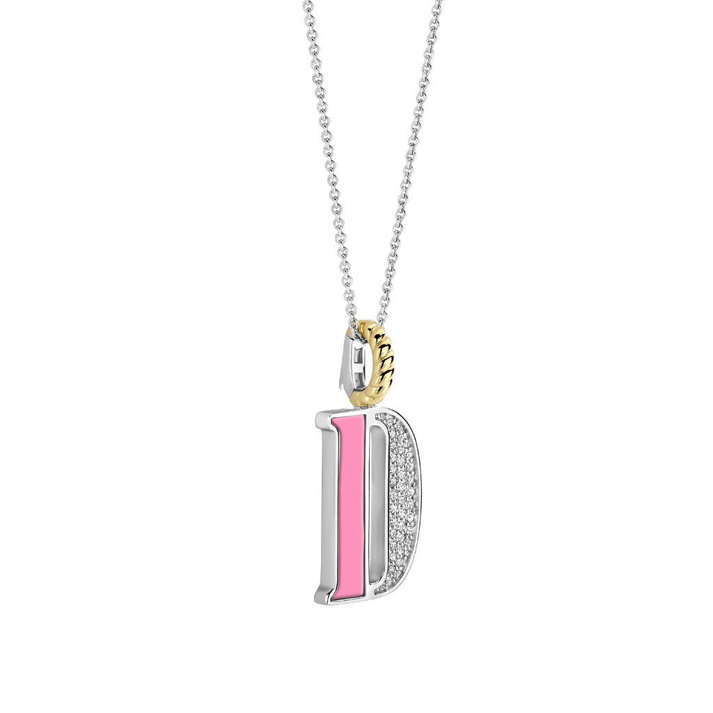Ti Sento Milano Pendentif lettre D Lettres et chiffres 6840PI_D