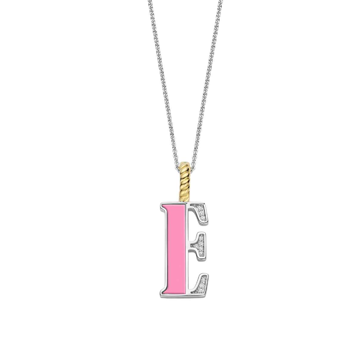 Ti Sento Milano Pendentif lettre E Lettres et chiffres 6840PI_E