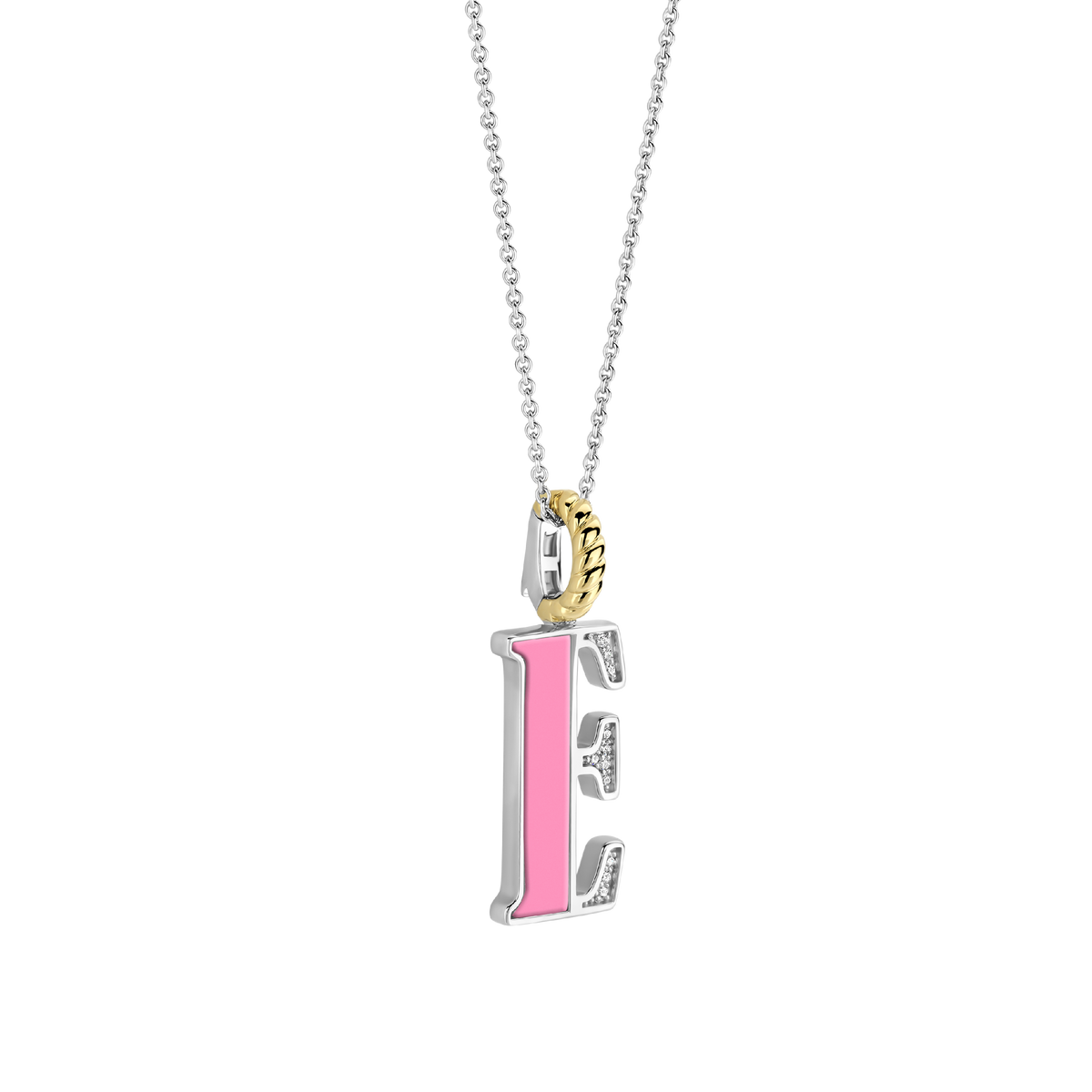 Ti Sento Milano Pendentif lettre E Lettres et chiffres 6840PI_E