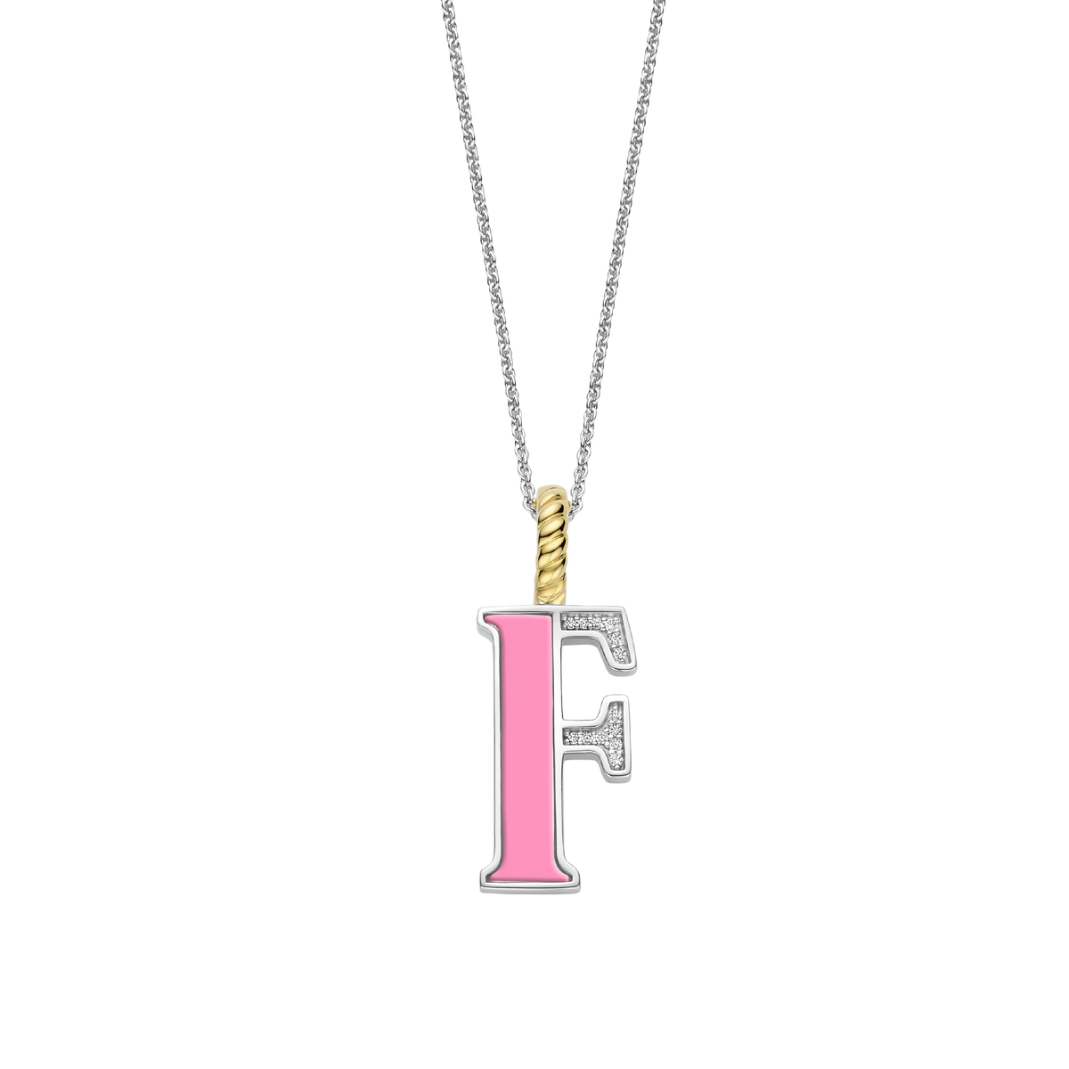 Ti Sento Milano Pendentif lettre F Lettres et chiffres 6840PI_F