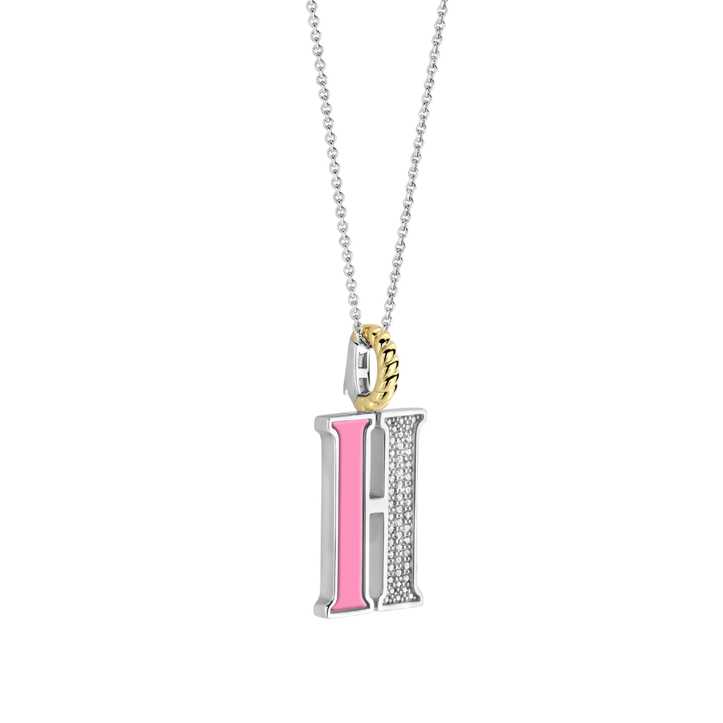 Ti Sento Milano Pendentif lettre H Lettres et chiffres 6840PI_H