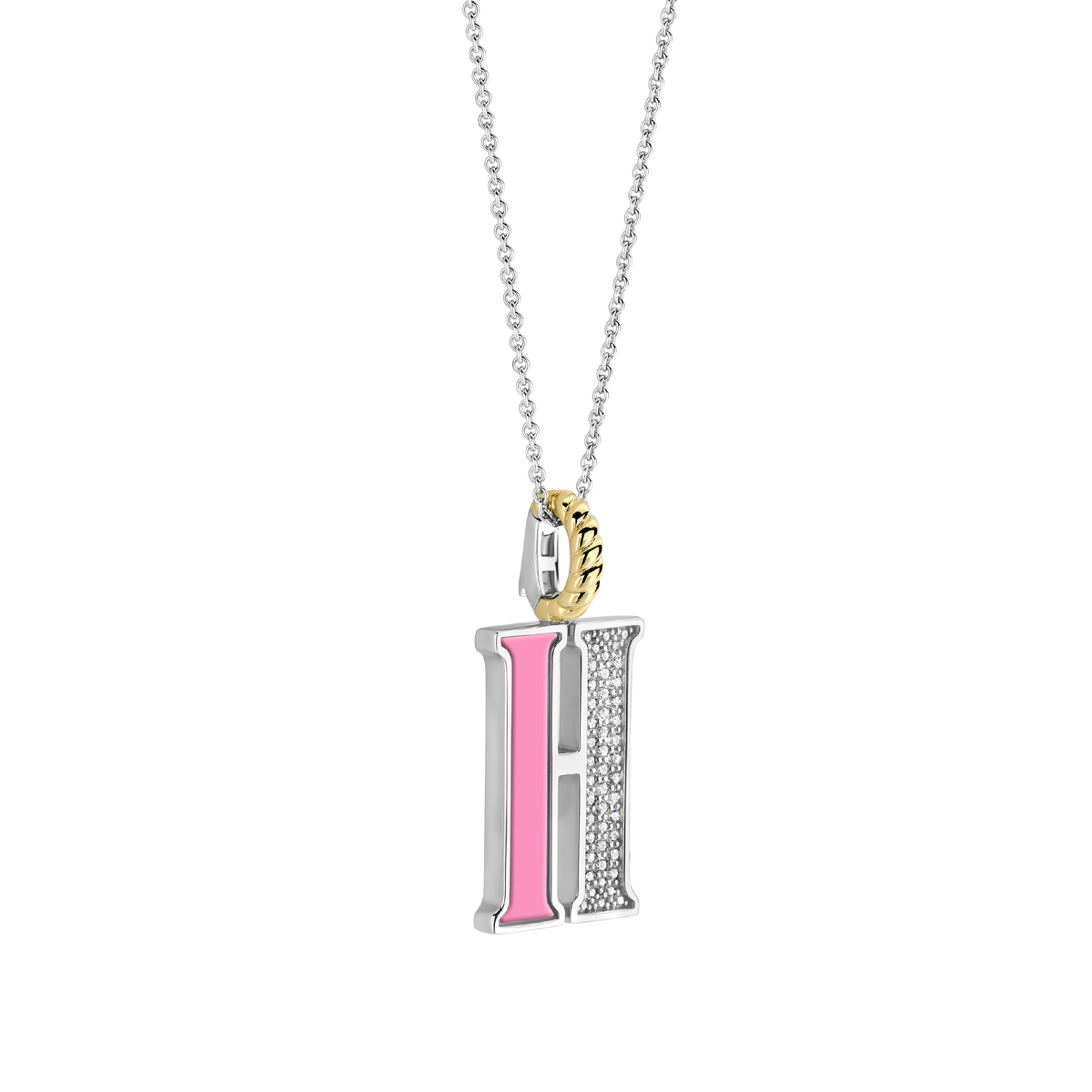 Ti Sento Milano Pendentif lettre H Lettres et chiffres 6840PI_H