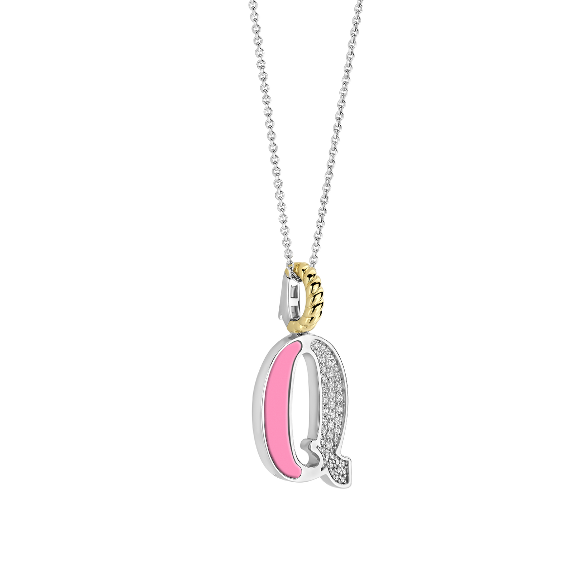 Ti Sento Milano Pendentif lettre Q Lettres et chiffres 6840PI_Q