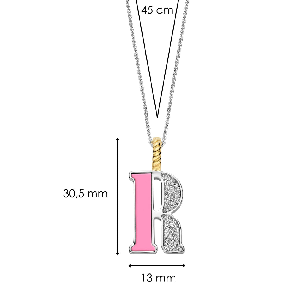 Ti Sento Milano Pendentif lettre R Lettres et chiffres 6840PI_R