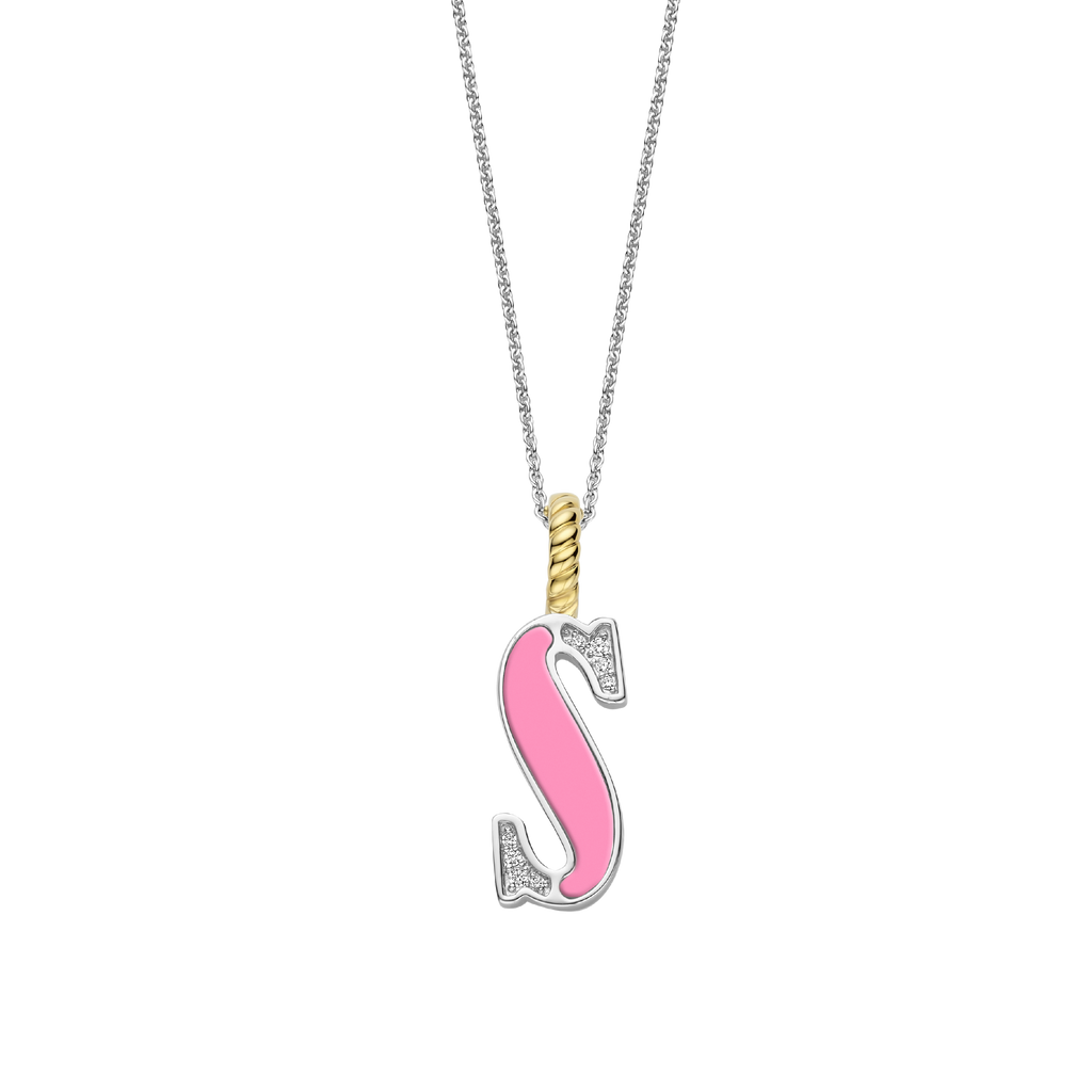 Ti Sento Milano Pendentif lettre S Lettres et chiffres 6840PI_S