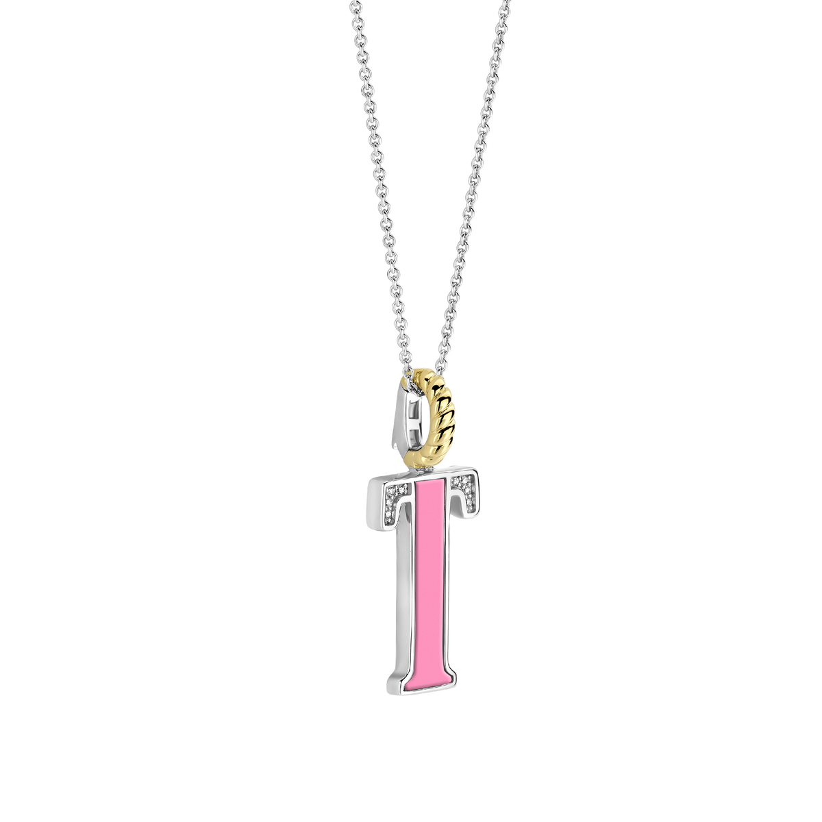 Ti Sento Milano Pendentif lettre T Lettres et chiffres 6840PI_T