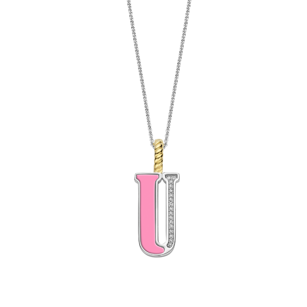 Ti Sento Milano Pendentif lettre U Lettres et chiffres 6840PI_U