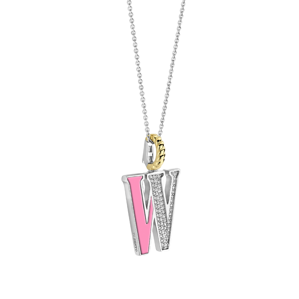 Ti Sento Milano Pendentif lettre W Lettres et chiffres 6840PI_W