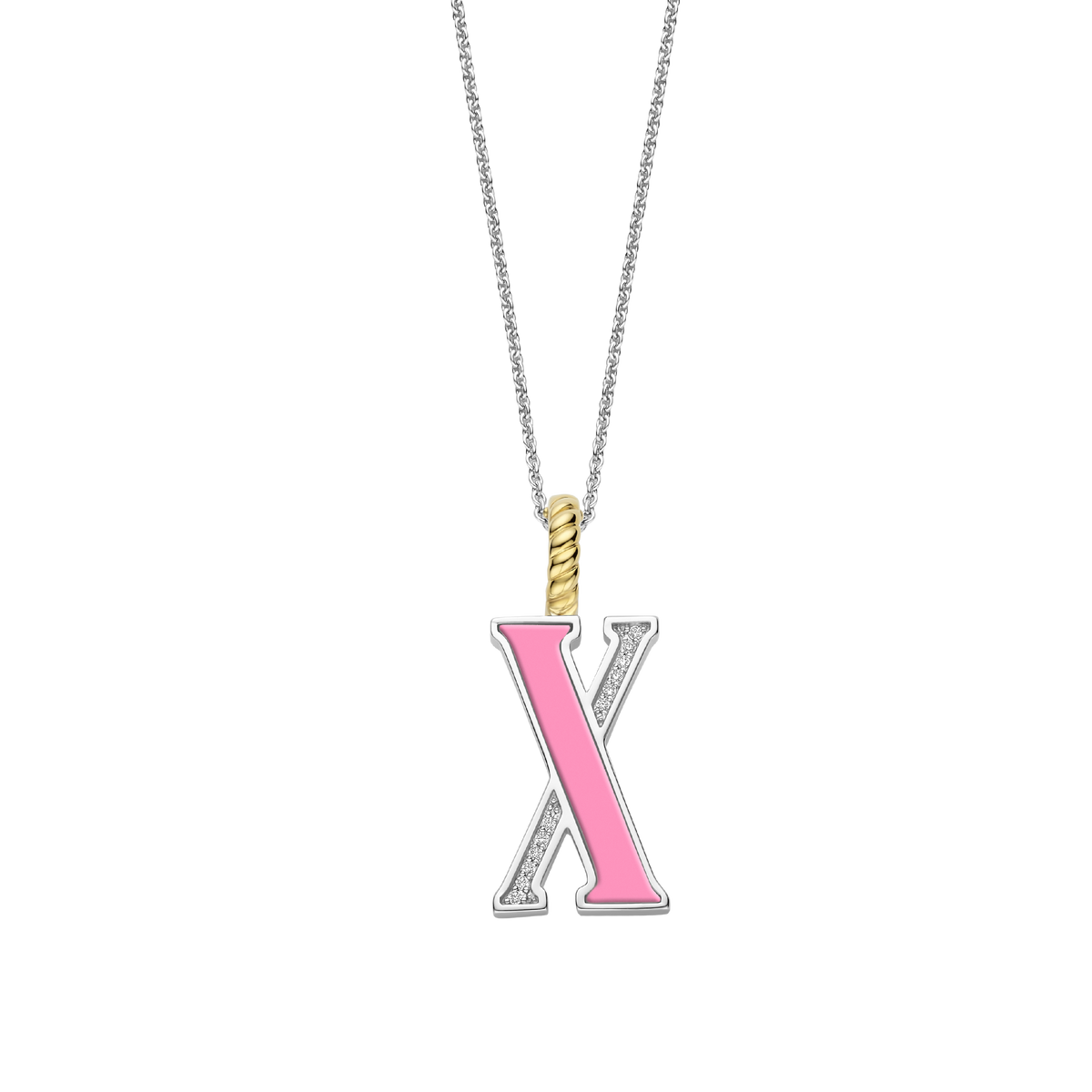Ti Sento Milano Pendentif lettre X Lettres et chiffres 6840PI_X