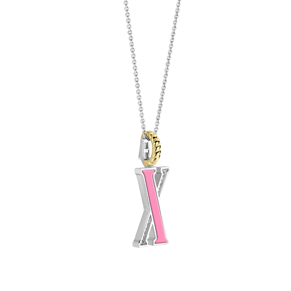 Ti Sento Milano Pendentif lettre X Lettres et chiffres 6840PI_X