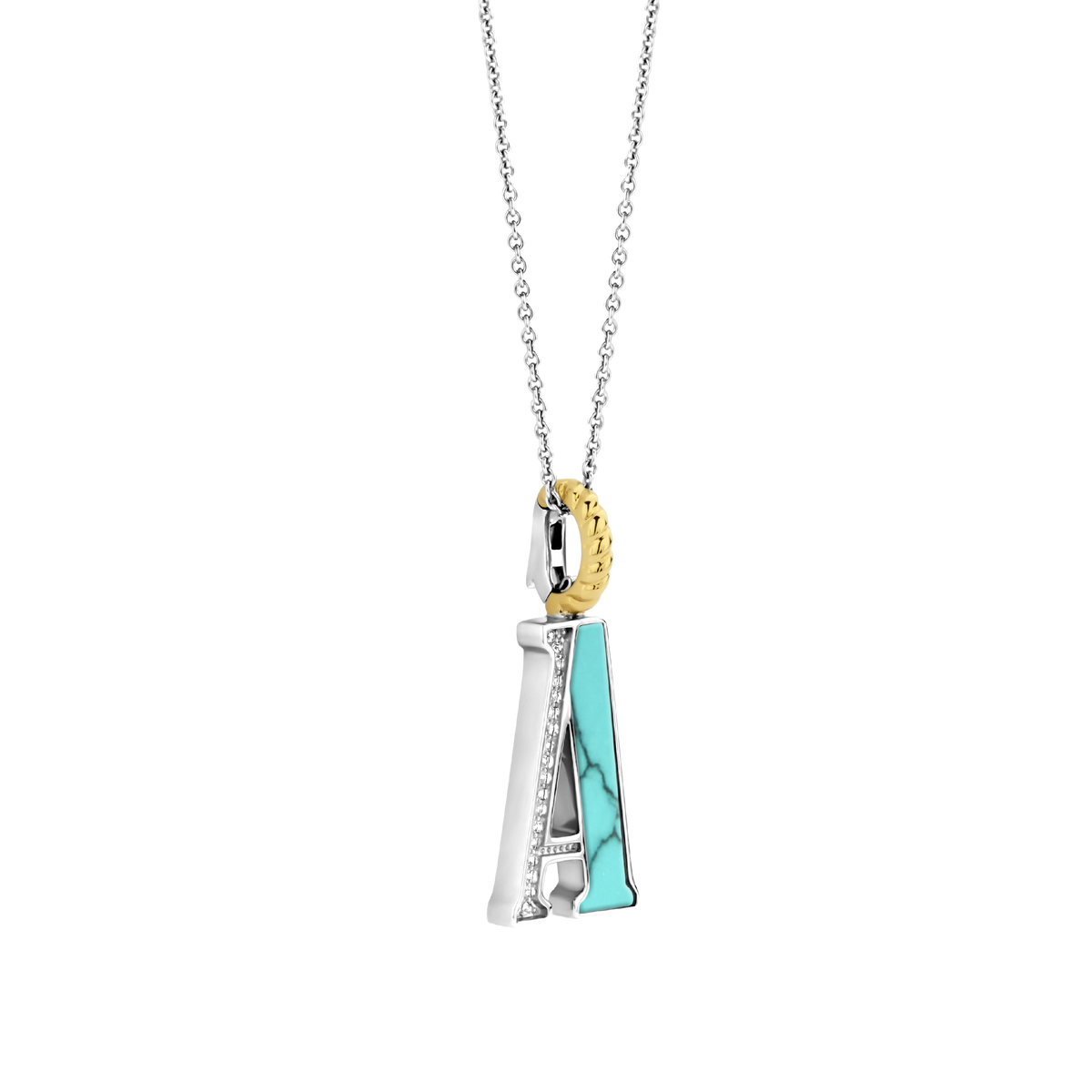Ti Sento Milano Pendentif lettre A Lettres et chiffres 6840TQ_A