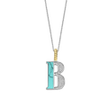 Ti Sento Milano Pendentif lettre B Lettres et chiffres 6840TQ_B