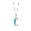 Ti Sento Milano Pendentif lettre C Lettres et chiffres 6840TQ_C