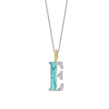 Ti Sento Milano Pendentif lettre E Lettres et chiffres 6840TQ_E