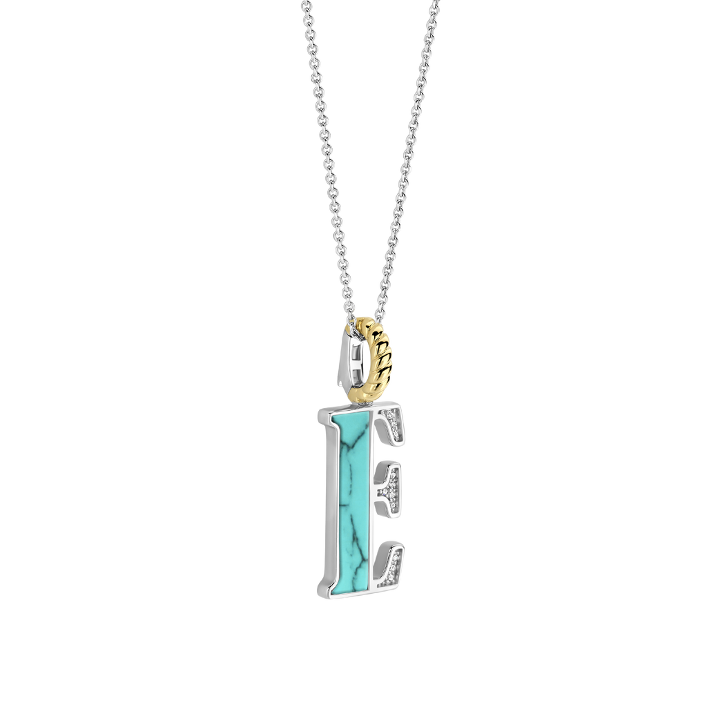 Ti Sento Milano Pendentif lettre E Lettres et chiffres 6840TQ_E