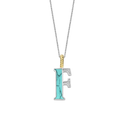 Ti Sento Milano Pendentif lettre F Lettres et chiffres 6840TQ_F