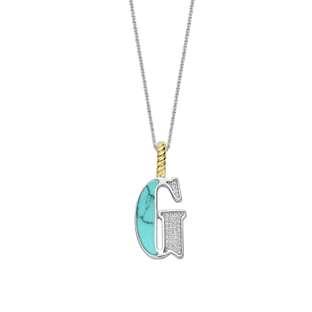 Ti Sento Milano Pendentif lettre G Lettres et chiffres 6840TQ_G