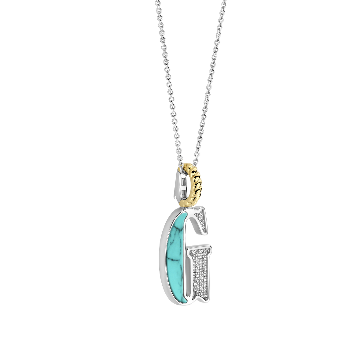 Ti Sento Milano Pendentif lettre G Lettres et chiffres 6840TQ_G