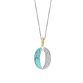 Ti Sento Milano Pendentif lettre O Lettres et chiffres 6840TQ_O