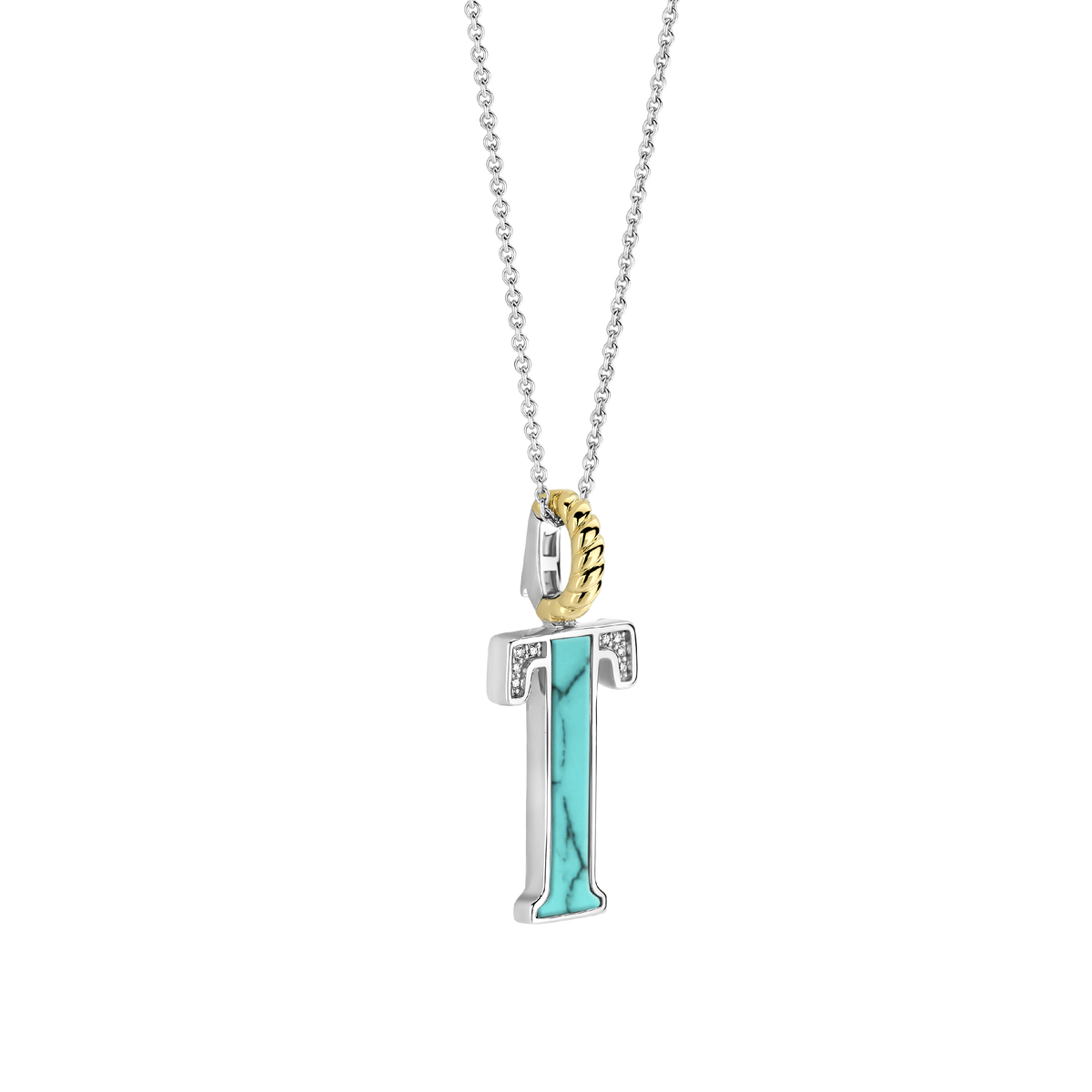 Ti Sento Milano Pendentif lettre T Lettres et chiffres 6840TQ_T