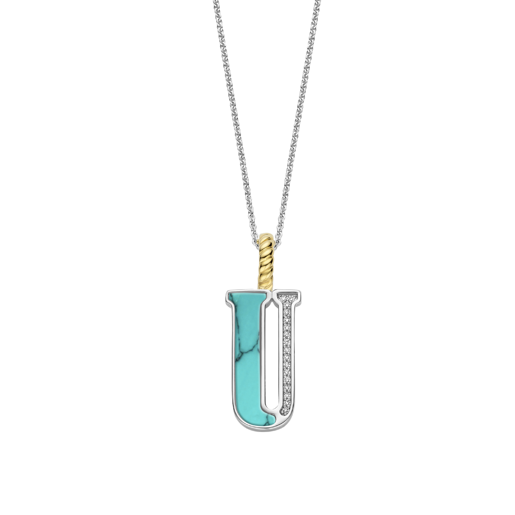 Ti Sento Milano Pendentif lettre U Lettres et chiffres 6840TQ_U