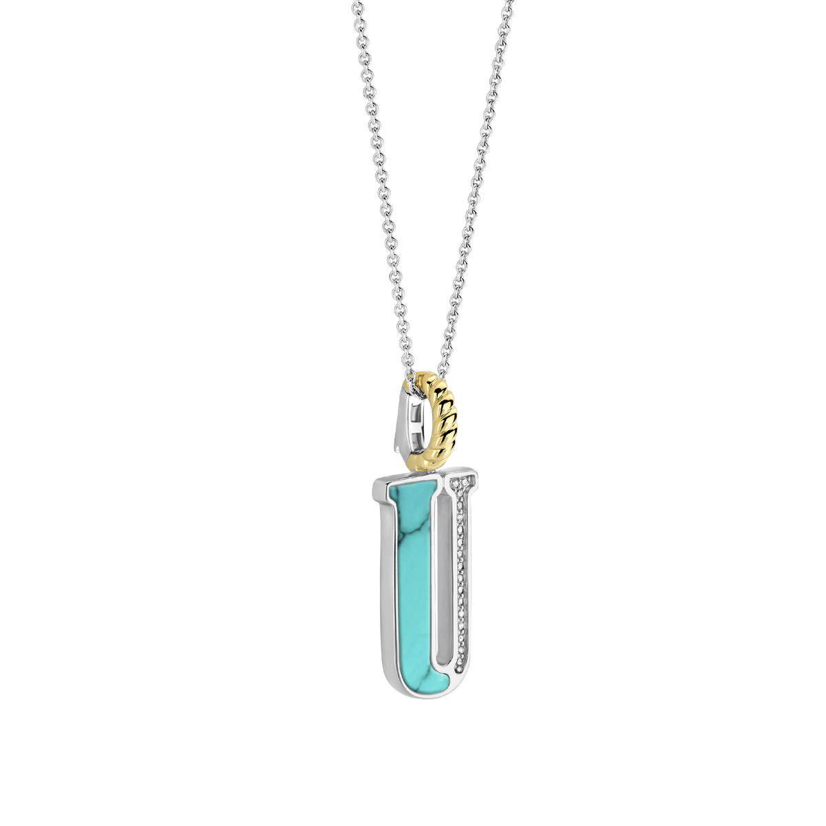 Ti Sento Milano Pendentif lettre U Lettres et chiffres 6840TQ_U