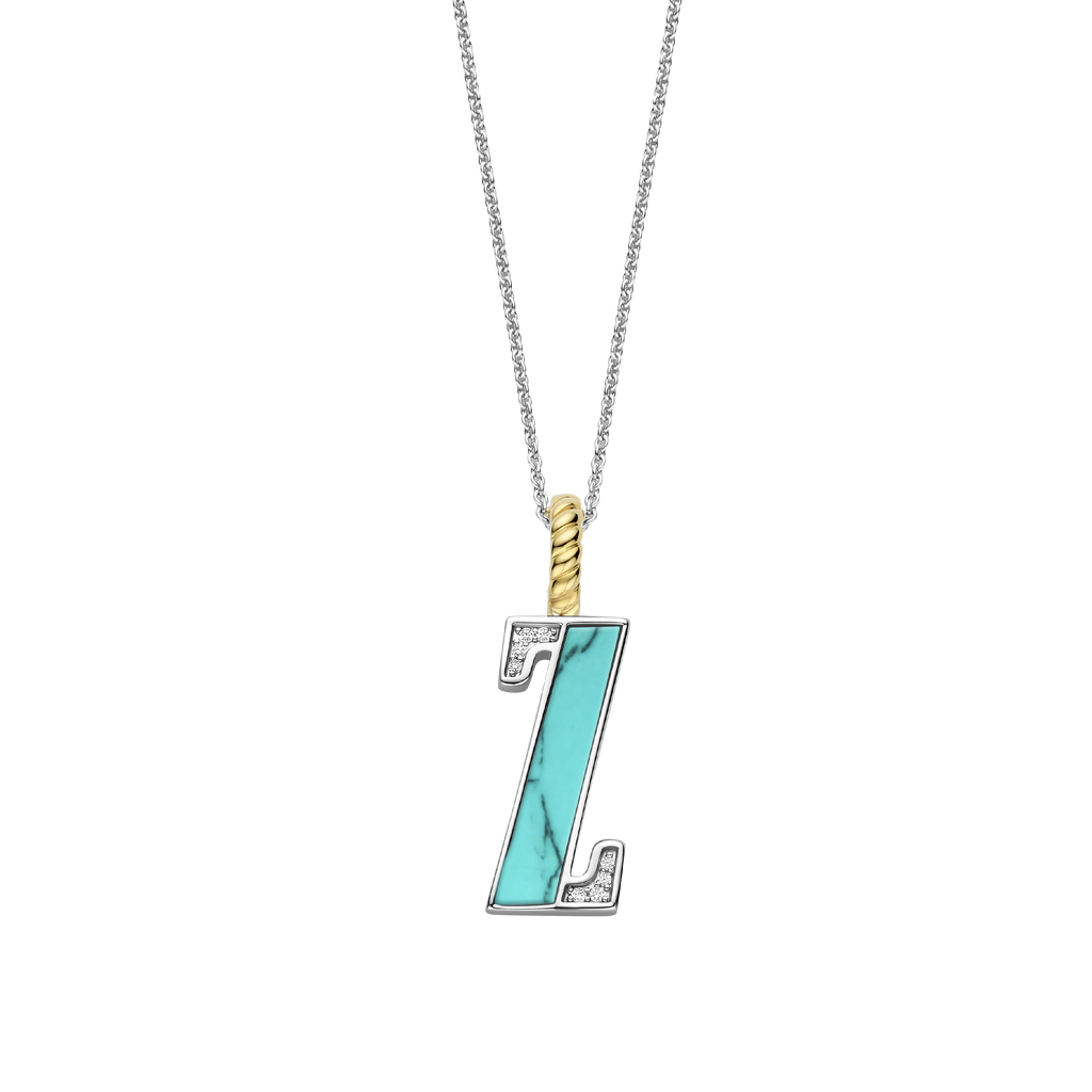 Ti Sento Milano Pendentif lettre Z Lettres et chiffres 6840TQ_Z
