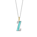 Ti Sento Milano Pendentif lettre Z Lettres et chiffres 6840TQ_Z