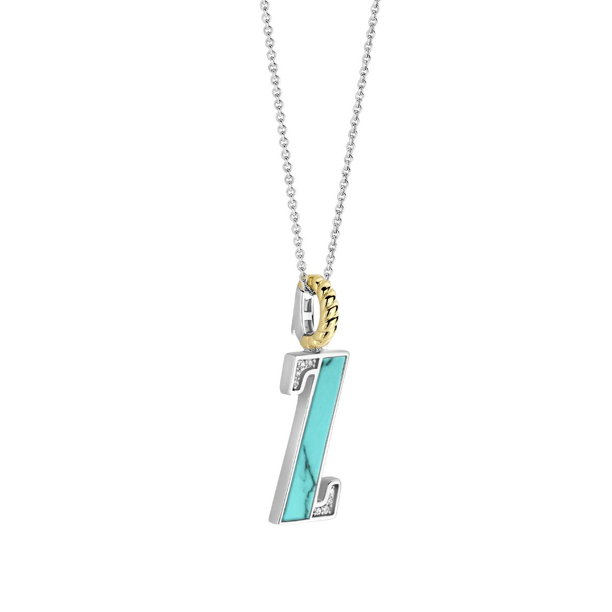 Ti Sento Milano Pendentif lettre Z Lettres et chiffres 6840TQ_Z