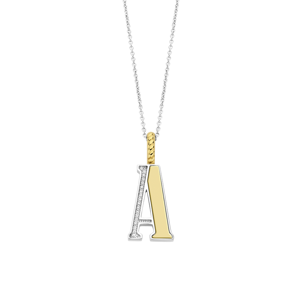 Ti Sento Milano Pendentif lettre A Lettres et chiffres 6840ZY_A