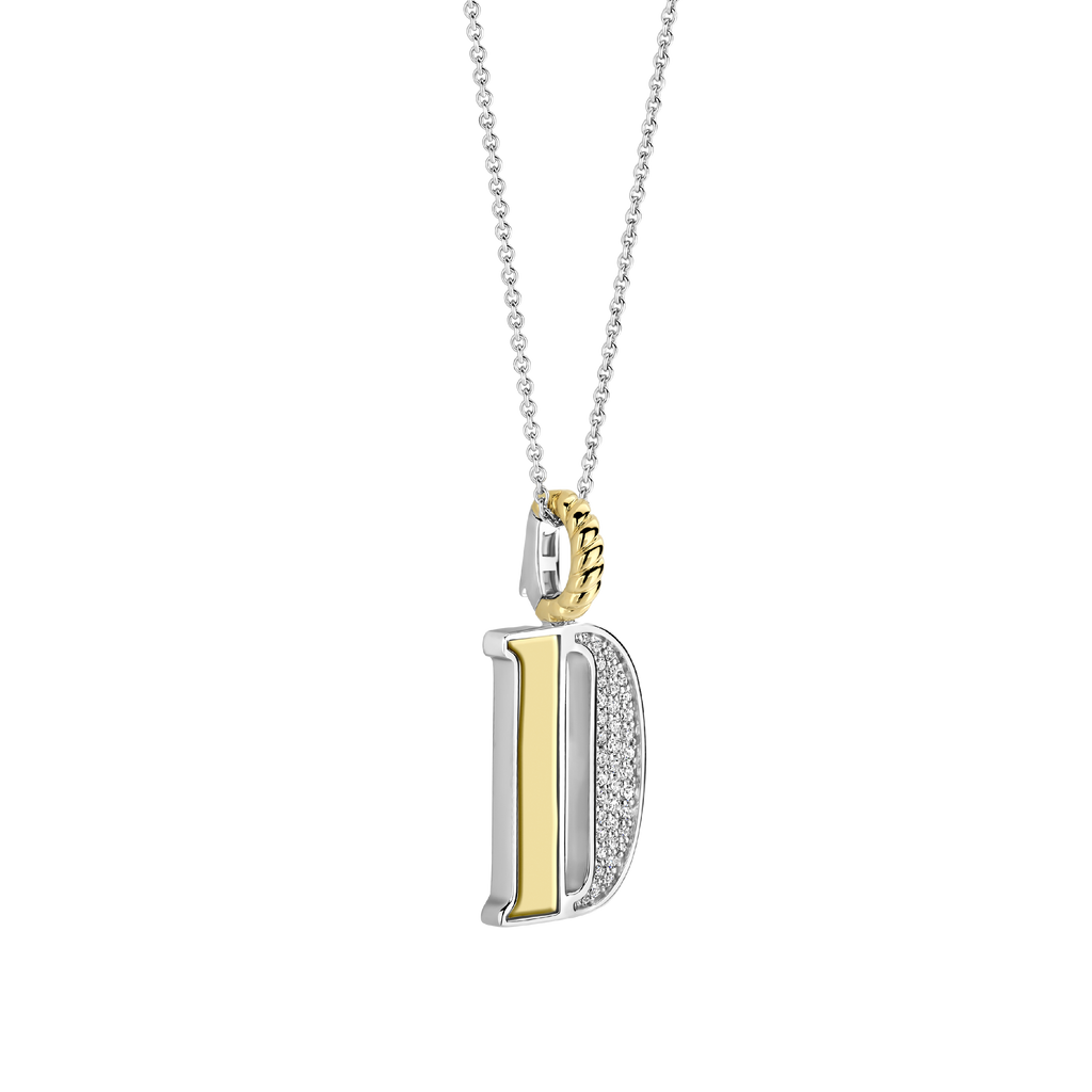 Ti Sento Milano Pendentif lettre D Lettres et chiffres 6840ZY_D