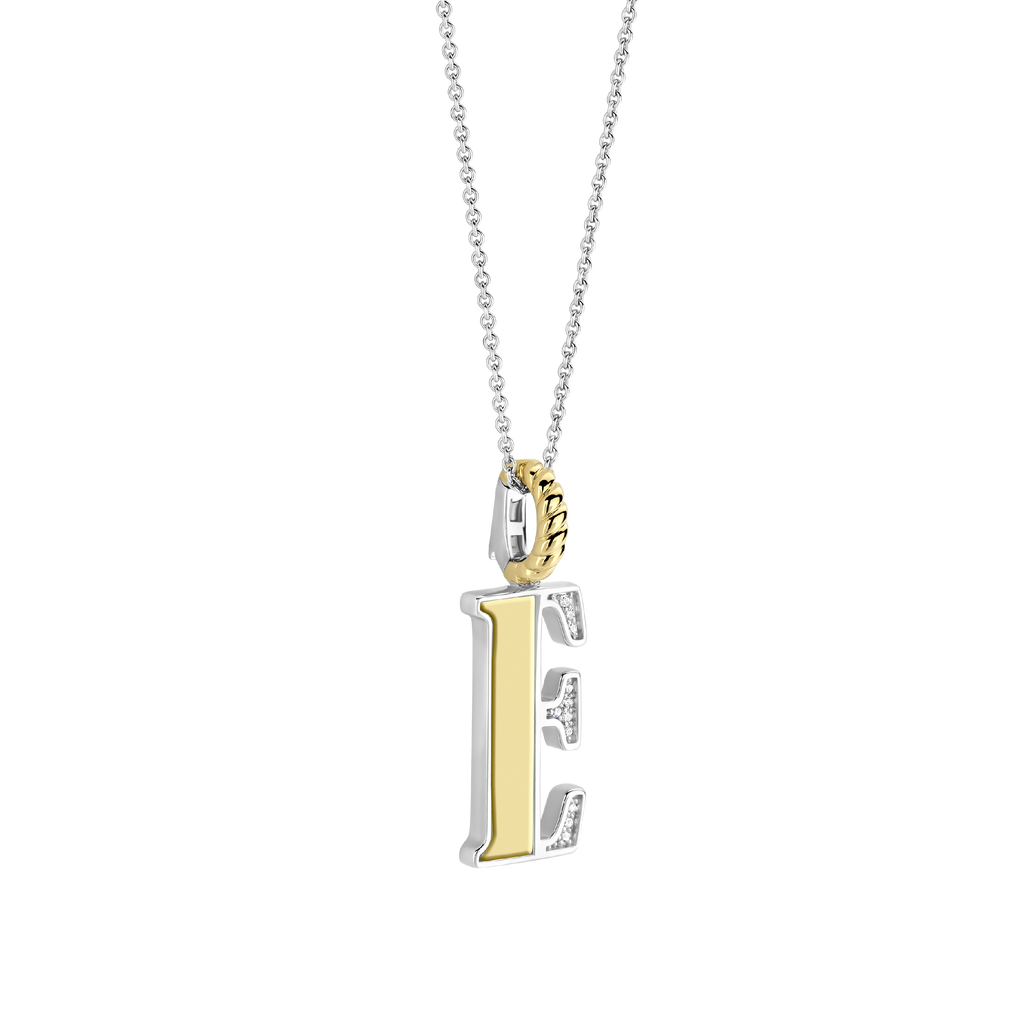 Ti Sento Milano Pendentif lettre E Lettres et chiffres 6840ZY_E