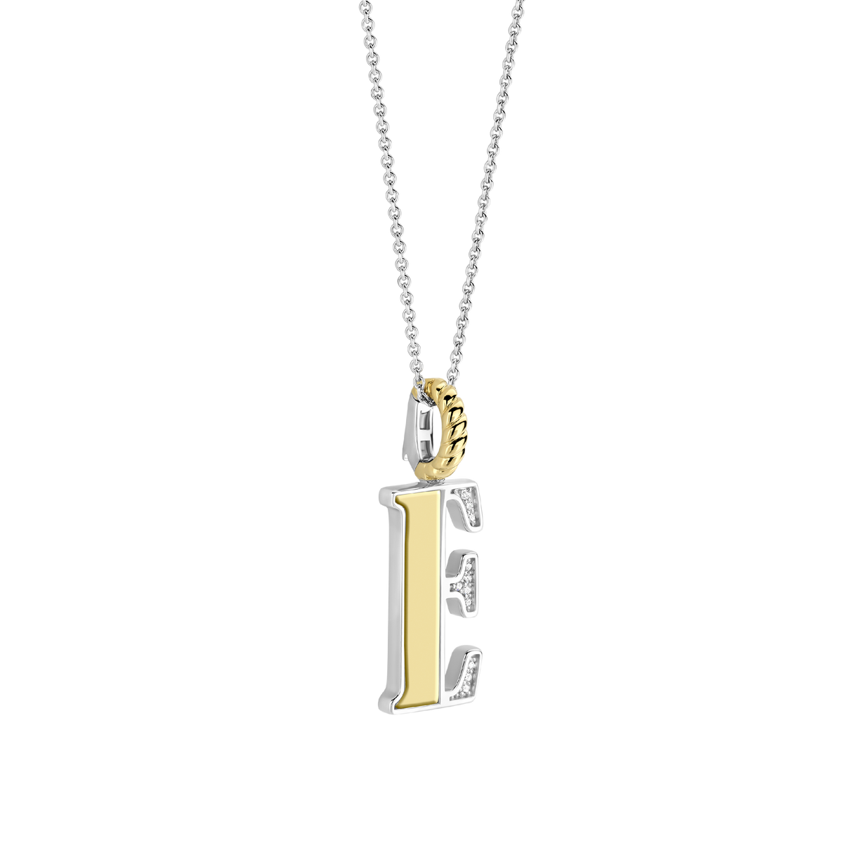Ti Sento Milano Pendentif lettre E Lettres et chiffres 6840ZY_E